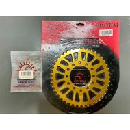 Front-Rear Sprocket Set Kawasaki ZX-6RR (ZX600 N1 N6F) Ninja/ZX-6R (ZX636 C1 C6F D6F) Year 2005 to 2