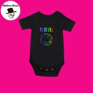 NIRVANA RAINBOW baby clothes BAND baby t-shirt/ jumpsuit/ baby jumper/ baby jumpsuit/ baby bodysuit/