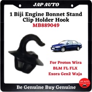 1 Bji - Original Proton Wira , BLM , FL , FLX , Exora , Gen2 , Waja Engine Bonnet Stand Clip Holder Hook ( MB889049 )