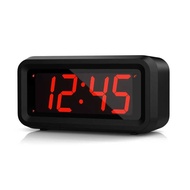 Alarm Clock, 1.2 Inch LED Display, Battery Powered, Table-top/Wall-mounted, 12/24HR, Snooze, Easy to