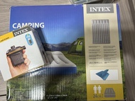 INTEX 露營雙人充氣床墊 + 電泵