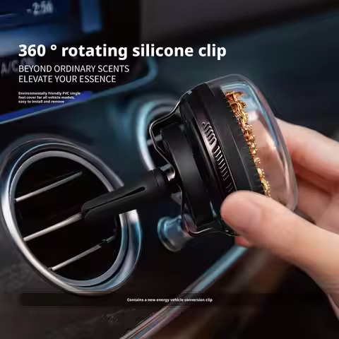 Wind Power Dragons Move Around The World Dynamic Car In Aromatherapy Youlong Car Perfume Air Outlet 