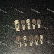Nail yk2 Millennium Style Pure Handmade High-End Wearable Willow Thong Cross Detachable Middle Ladde
