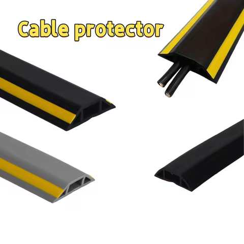 1pc 1m/39.37in Wire Slot Wire Organizer Cable Cover Extension Wiring Duct Protector Cord Protector F