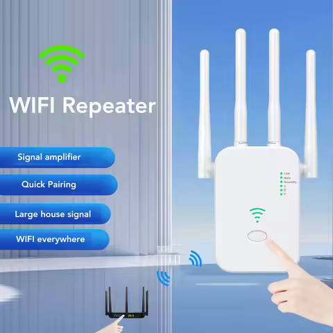 WiFi Amplifier Repeater Wifi Amplifier Repeater 300M Long Range Coverage WiFi Extender Repeater Sign