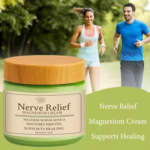 Nerve Relief Magnesium Cream with MSM & Arnica Soothes Daily Soothing Support Soothing Relief & Rela