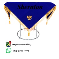 Flag ceremony tray base, flag ceremony tray base, Benhur blue