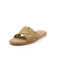 GLORYQUEEN Sabrina Collection Women Flat Sandal PU Leather