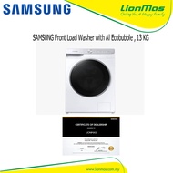 [FREE SHIPPING] SAMSUNG 13KG Front Load Washing Machine With Al Ecobubble , WW13TP44DSH