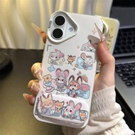 For Redmi K40 Pro A2 Plus K80 8 9 9A 9C 10A 9T A1 A3 A5 Judy Hopps Nick Wilde Couple phone case with
