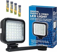 Synergy Digital Lighting, Compatible with Panasonic HC-X2000 UHD 4K Camcorder Lighting LED-36X On-Ca