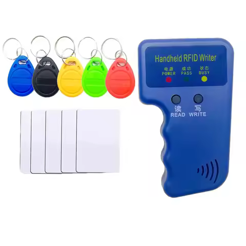 Handheld 125KHz TK4100 EM4100 RFID Copier Writer Duplicator Programmer Reader + EM4305 T5577 Rewrita