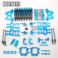 Full Set HSP 94111 Part  Aluminum Alloy Blue Upgrade Parts Package Truck Blue Parts For HSP RC 1:10 