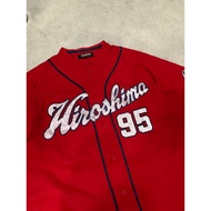 HIROSHIMA DESCENTE BASEBALL JERSEY, size L