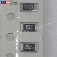 10PCS Taiwan-Grade 5.6R ±1%, 1206 SMD Resistor (5R60)