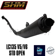 SHM Exhaust Yamaha LC135 V5-V7 Exhaust Cutting Standard Open