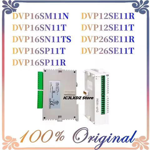 1PCS 100% New Original DVP16SM11N DVP16SN11T DVP16SN11TS DVP16SP11T DVP16SP11R DVP12SE11R DVP12SE11T