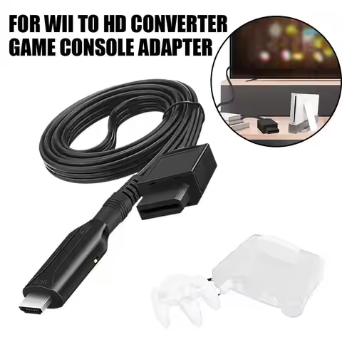 For WII to HDMI -Compatible Converter Cable WII2HDMI For HDTV Monitor Display Wii to HDMI Adapter HD