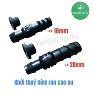 10 Original 16mm / 20mm / 25mm comes with rubber gaskets for connecting LDPE pipes to PVC pipes in i
