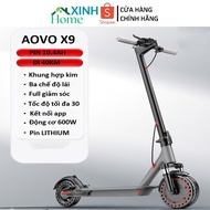AOVO S9 PRO folding electric scooter, 600W motor, 10.4AH battery, 40km travel, full shock absorber, 