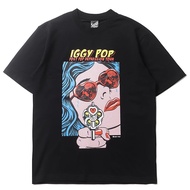 American Street Wear IGGY POP IGGY POP Punk Style Unique Printed T-Shirt