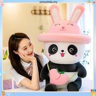 Plush Toy Peach Panda Doll Cute Big Children Ragdoll Girl Mascot Pillow Pier