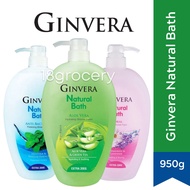 Ginvera Natural Bath Shower Foam / Body Wash, 950g