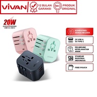 VIVAN VPS-T003A Universal Power Adapter 20W Black USB Type-C Original