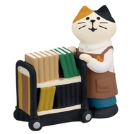 [eslite Exclusive] Japan DECOLE eslite Bookstore Club Cat Doll/Pull Book Cart