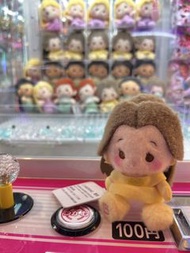 豆豆眼系列貝兒公主美女與野獸belle毛公仔擺件