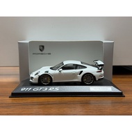 [Orphans] Sell 1/43 Porsche 911 GT3RS Minichamps Mini Cut Produced 991.1 White Version Good Appearan
