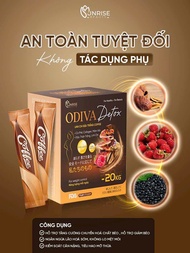 Combo 3 Hộp Cà Phê Odiva Detox Collagen Linh Chi Đậu Trắng Giảm Cân Đẹp Da