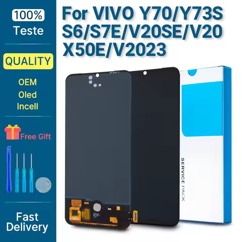 Premium For VIVO Y70 Y73S S7E Display LCD V2031A Touch Screen Digitizer Replacement For VIVO S6 V20S
