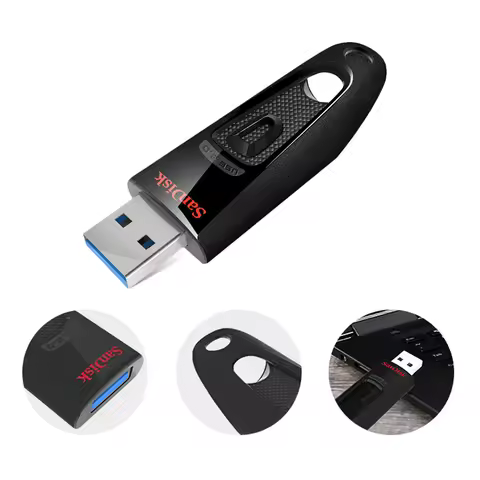 SanDisk Ultra USB 3.0 Flash Drive 512GB 256GB 128GB 64GB 32GB 16GB Pen Drive SDCZ48 Memory Stick U D