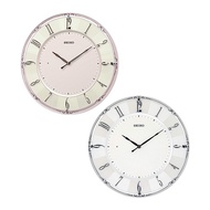 SEIKO Wall Clock For Living Room Bed Room White Pearl Gloss Diameter 35.1 3.0Cm KX504W