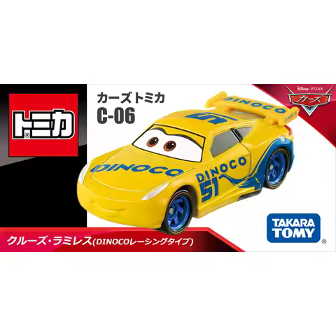 In Stock Original Takara Tomy C‑06 192855 Disney Cars Cruz Ramirez Dinoco Tomica Diecast Model Colle