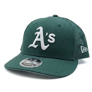 New Era 9Fifty Low Profile Oakland Athletics Green Trucker Cap