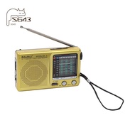 Full Band Radio Portable Vintage Radio Convenient Multifunction Weather Mini Utility Radio  Easy Ins