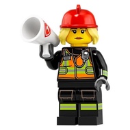 {SimBrick SGSeller} Lego 71025 Series 19 Collectible Minifigures CMF #8 Fire Fighter