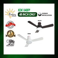 KDK Ceiling Fan (U48FP)/ DC MOTOR / TRI-TONE LED LIGHT/ WITH REMOTE CONTROL / 3 BLADE