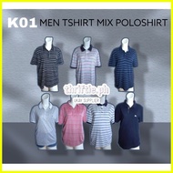 ♞   MEN TSHIRT MIX POLOSHIRT AB / UKAY BALE