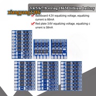3S 4S 5S 21V 4.2V Balance Function Protection Board 68mA 5S Li-ion Lipo Battery Lithium 18650 Batteries Balanced 6S 7S 8S
