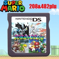 208 482 In 1 Super Mario 3DS NDS Game Card Combined Card Pokemon Video Games Cartridge Console English Language US Version Gift
