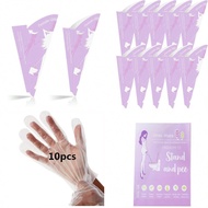 10 Pieces Pee Cones Woman And Travel Throw With Disposable Gloves, Female Pipilot, Urine For Women,P