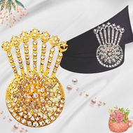 Kerongsang Dokoh Songkok Tanjak Bulan Bintang Pengantin Nikah Raya Gold Silver Batu Premium [1Pcs]