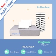 SPECIAL PROMO! inthebox ORGANIX PLUSH 180x200x32 (King) Kasur Busa in the box