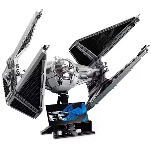 1931PCS TIE Interceptors Starfighter 75382 Spaceship Collectible Model Sets Authentically Detailed B