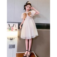 Girls Dress/2-6 Years Dress/ballon wave ribbon Dress/Cute Girls Dress