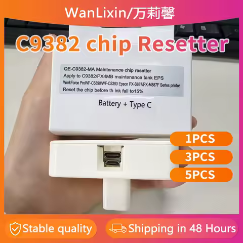 1-5PCS C9382 PX4MB Maintenance Chip Resetter For Epson WorkForce WF-C5890 C5390 C5890 C5310 C5810 PX