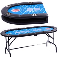 Texas Hold'em Entertainment Table Iron Feet Foldable Storage Easy to Handle 70.87 x 35.43 x 29.92 in